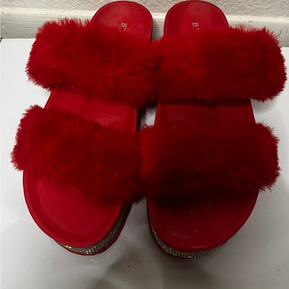Red Platform Sandals - Picture 1 of 2